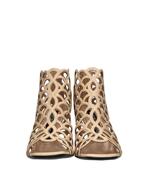 Leather ankle boots SERGIO ROSSI | B07130-MNAN07-5712-120BEIGE